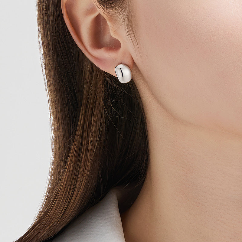 Miss. Doux Silver Earring - DIDIER DUBOT