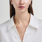 Miss. Doux Silver Earring - DIDIER DUBOT