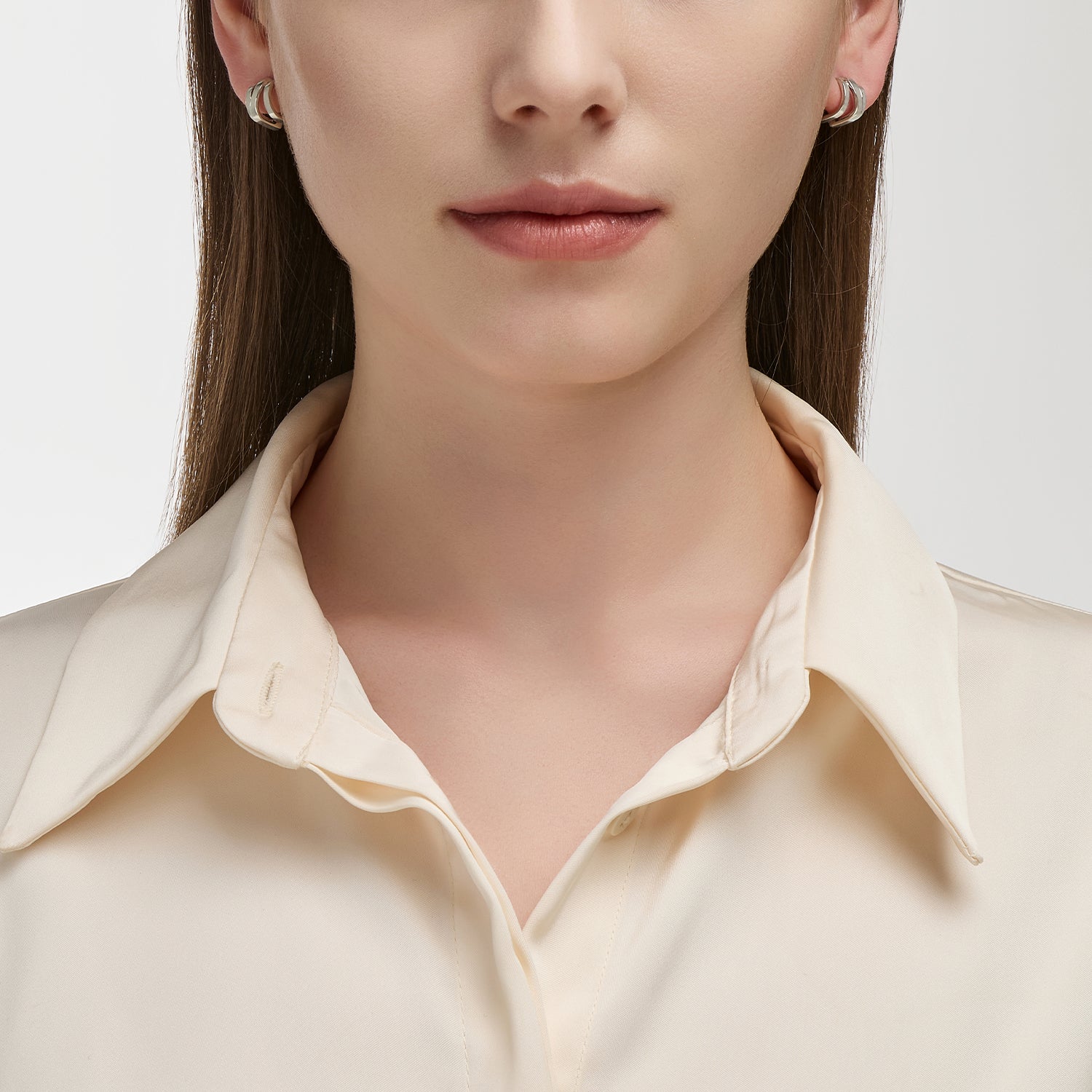 Miss. Doux Silver Earring - DIDIER DUBOT