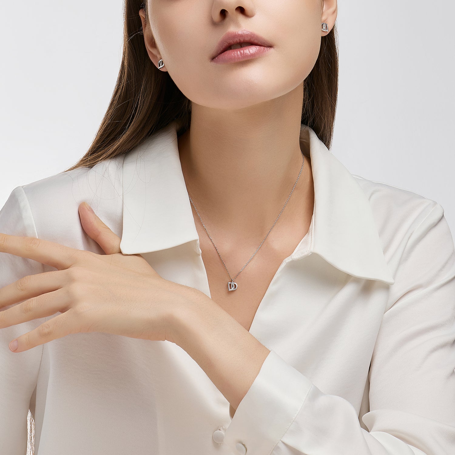 Miss. Doux Silver Earring - DIDIER DUBOT