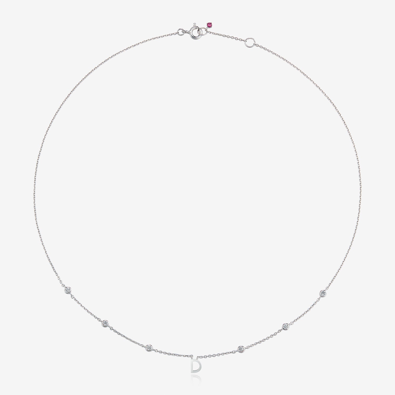 Miss. Doux Silver Necklace - DIDIER DUBOT