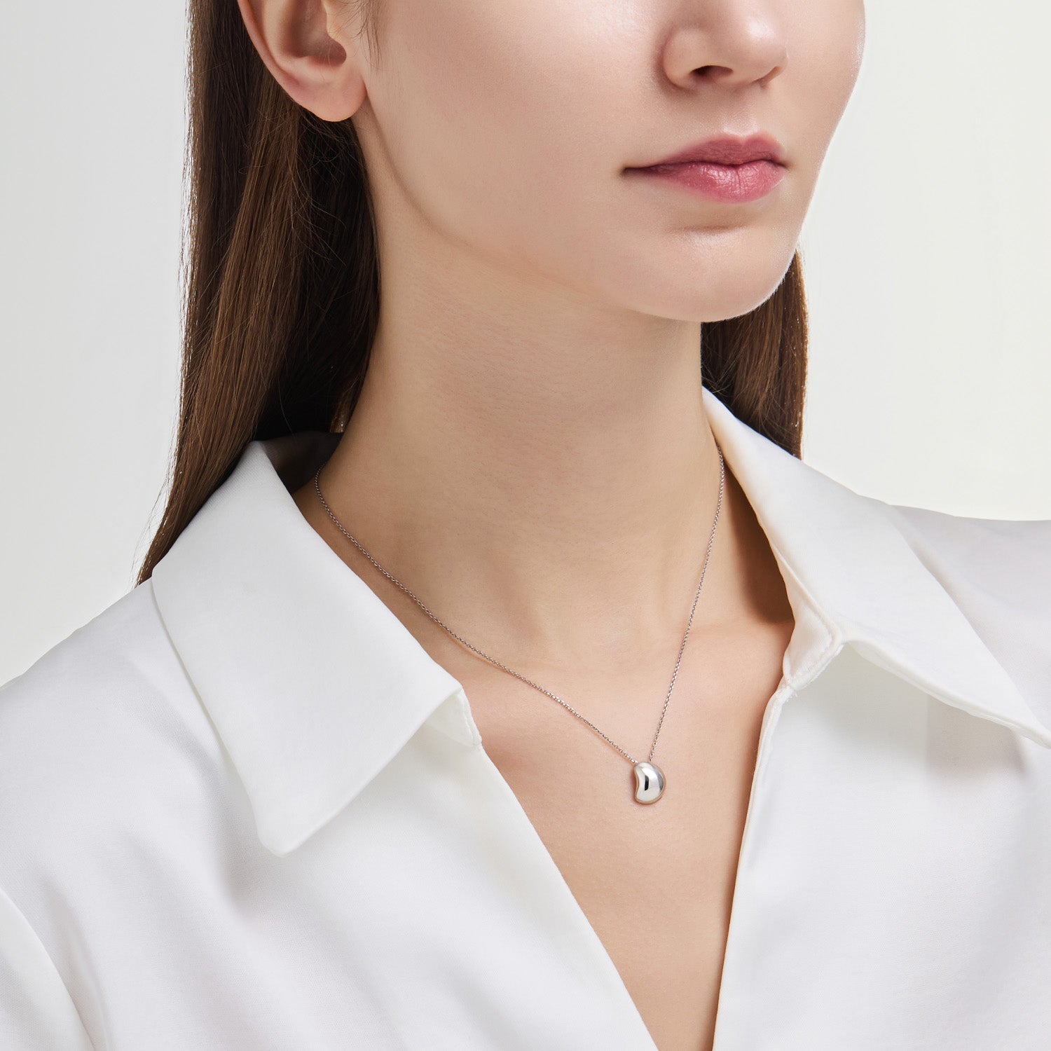 Miss. Doux Silver Necklace - DIDIER DUBOT