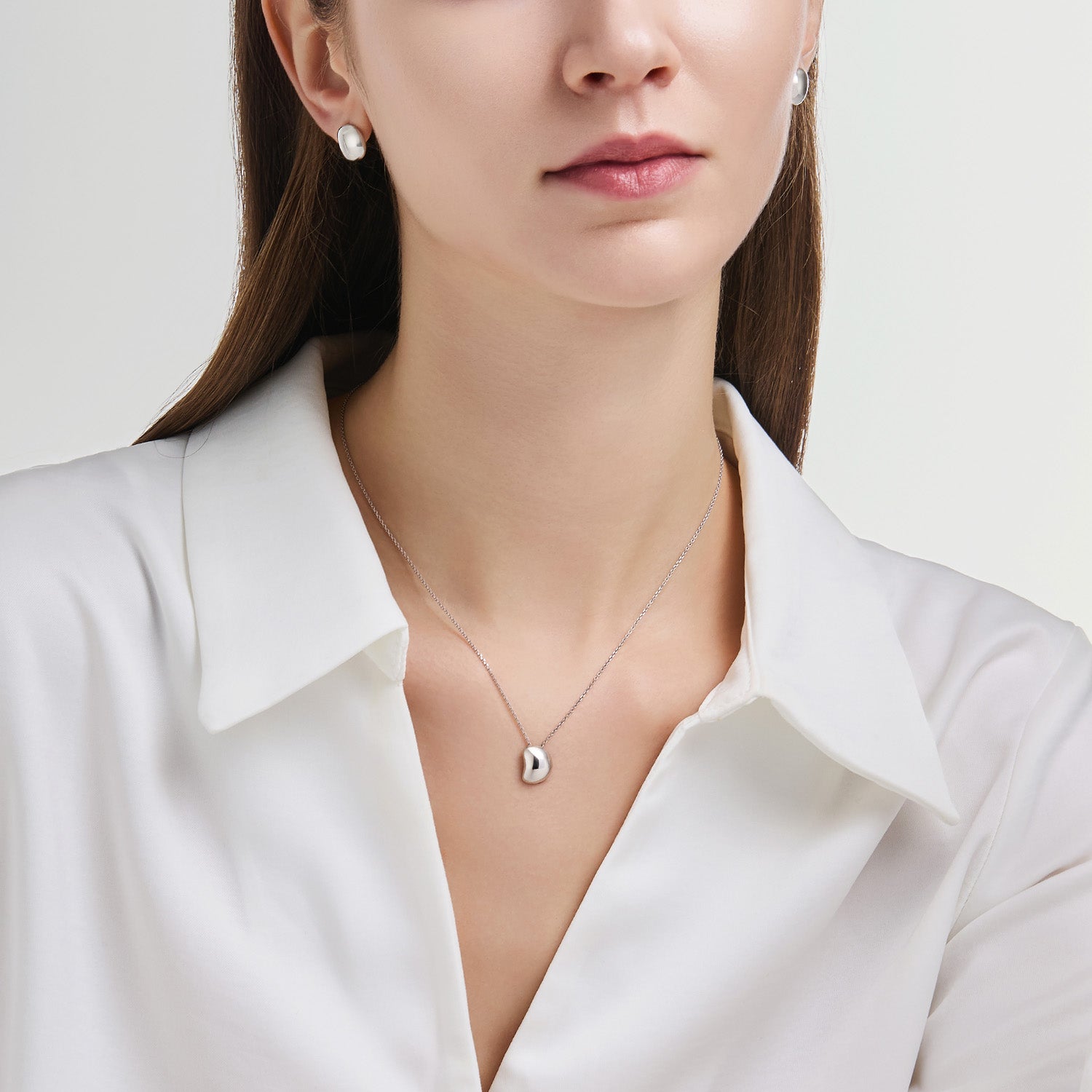 Miss. Doux Silver Necklace - DIDIER DUBOT