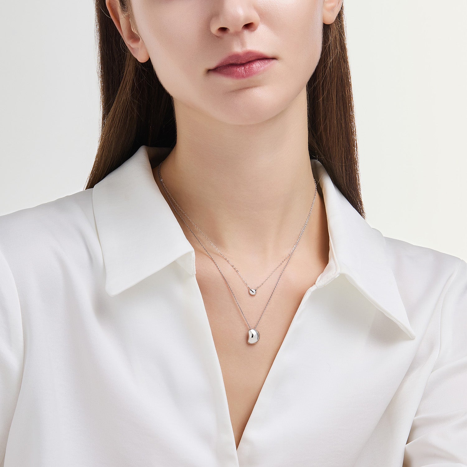 Miss. Doux Silver Necklace - DIDIER DUBOT