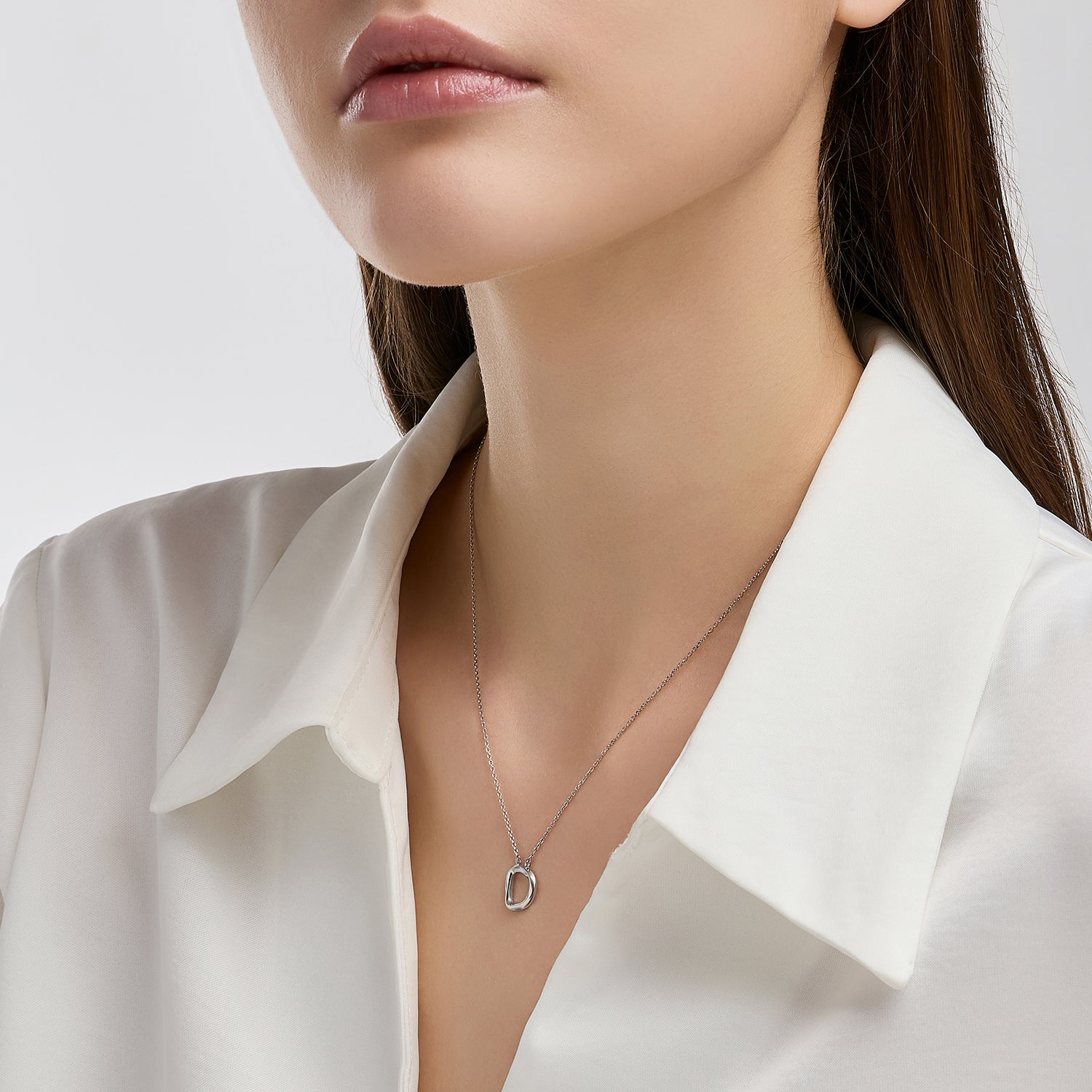 Miss. Doux Silver Necklace - DIDIER DUBOT