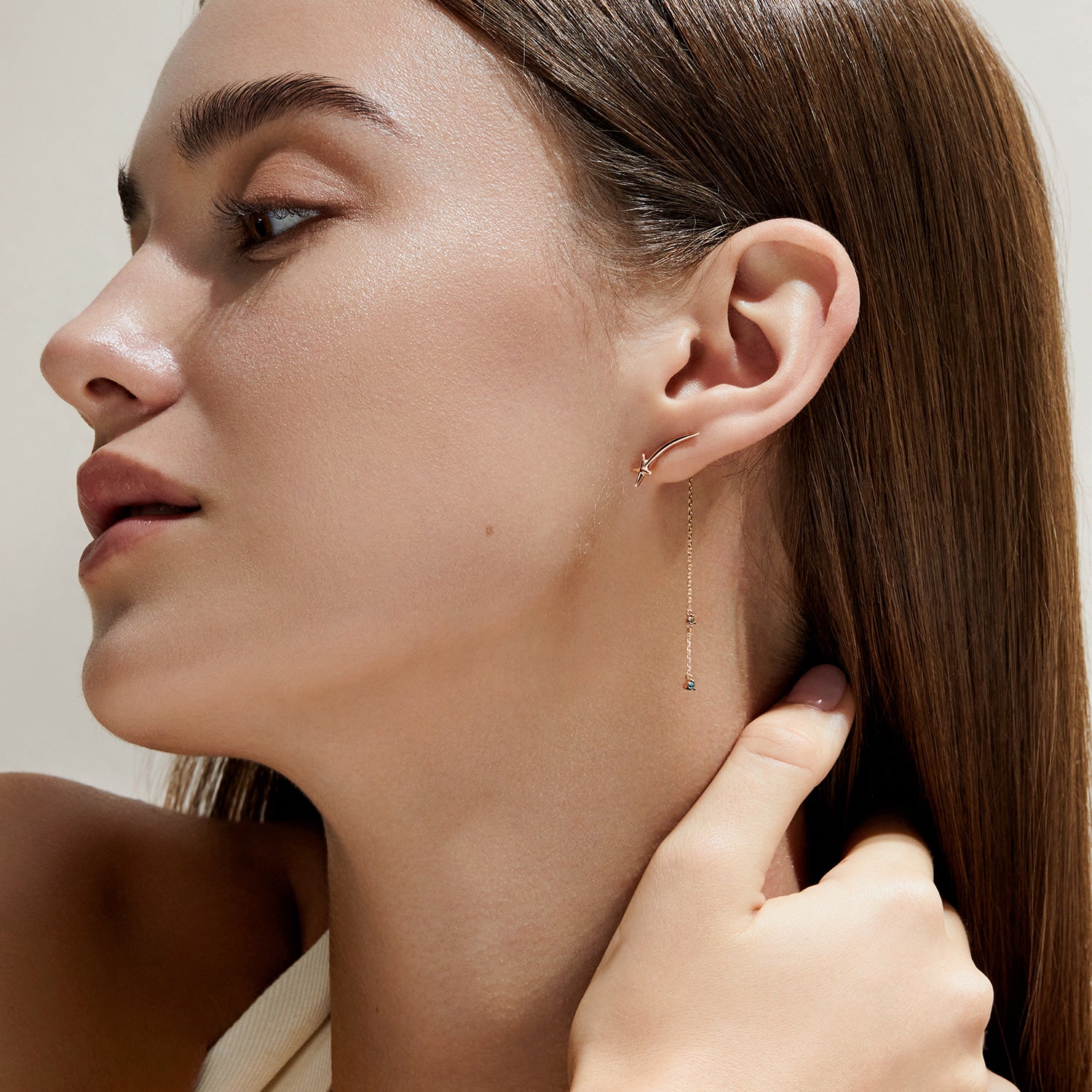 Mon Paris Gold One-sided Earring Back - DIDIER DUBOT