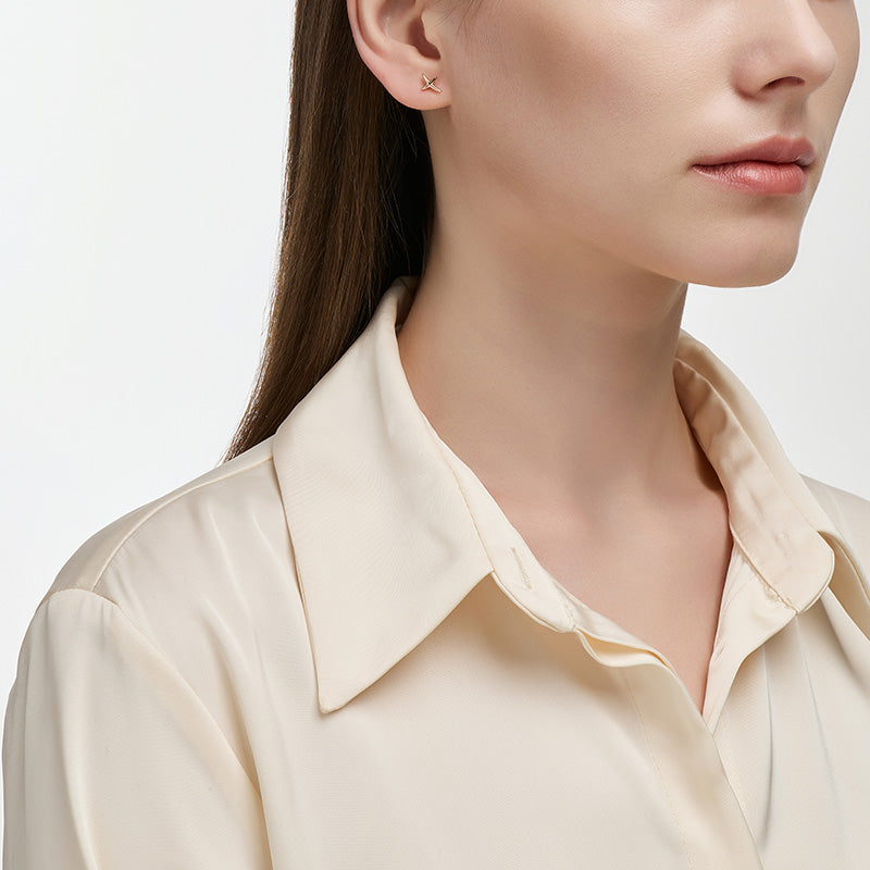 Mon Paris One-sided Gold Earring - DIDIER DUBOT