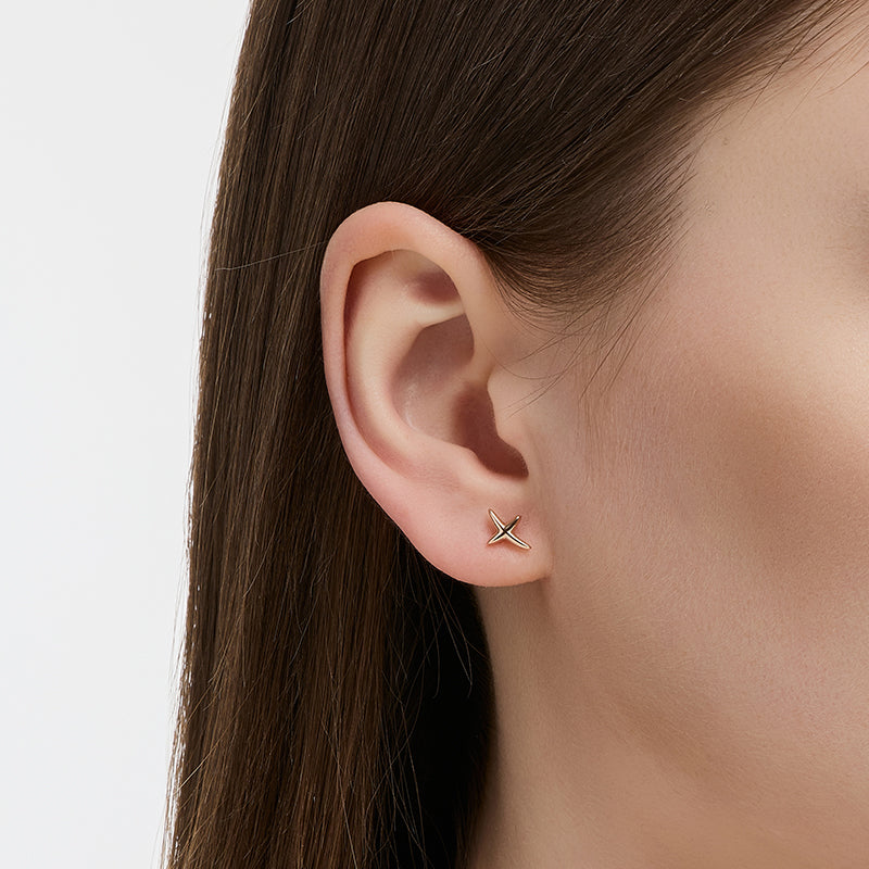 Mon Paris One-sided Gold Earring - DIDIER DUBOT