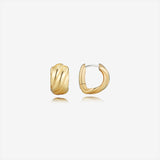 Sélection. D Brass Earring - DIDIER DUBOT