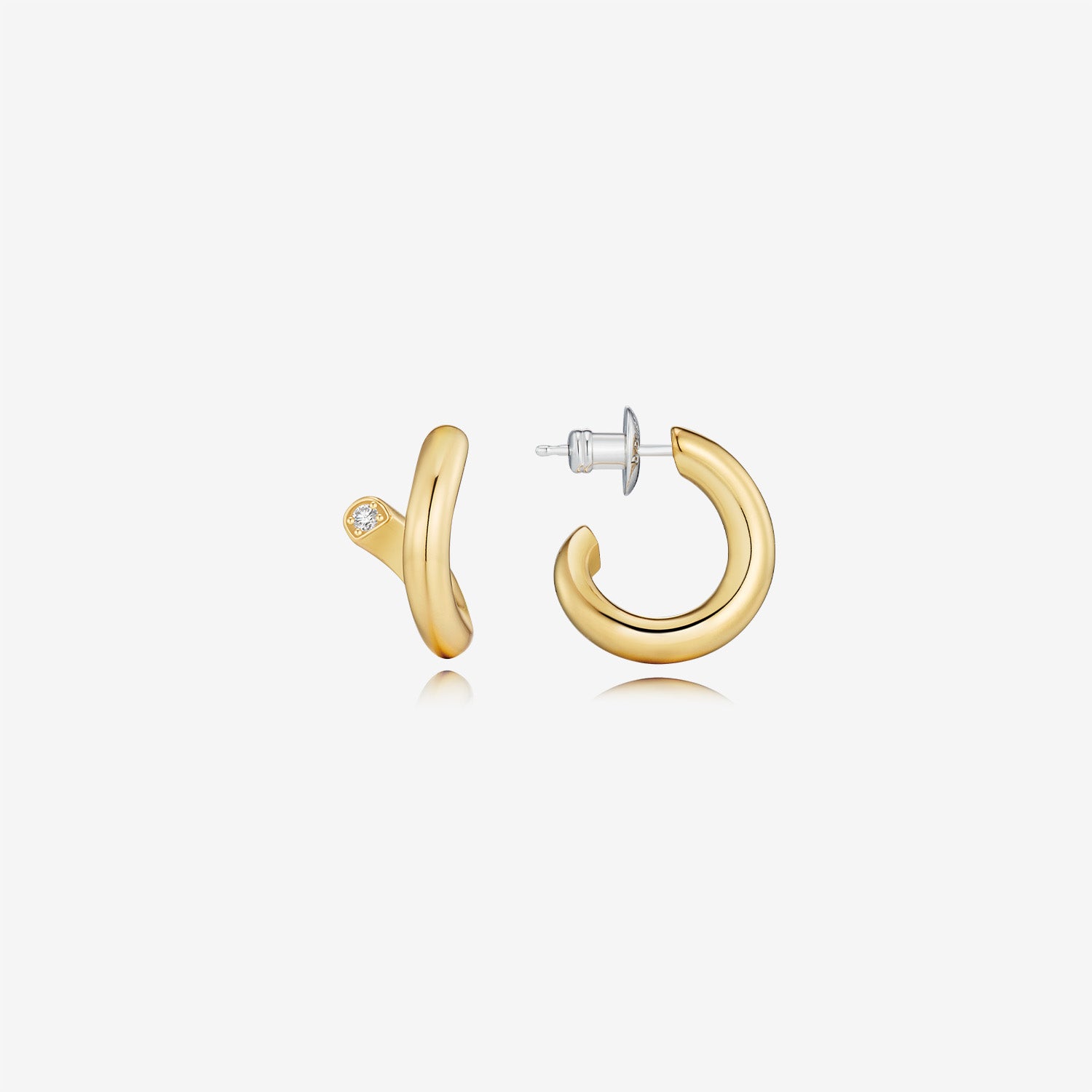 Sélection. D Brass Earring - DIDIER DUBOT