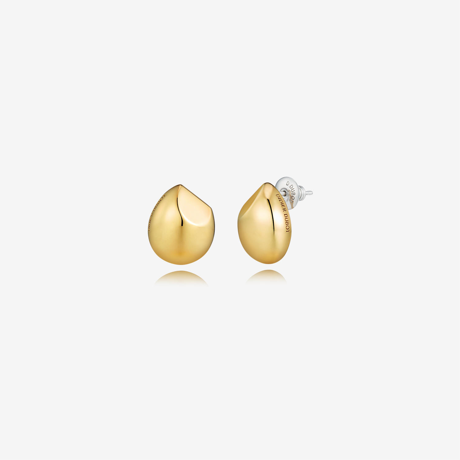 Sélection. D Brass Earring - DIDIER DUBOT