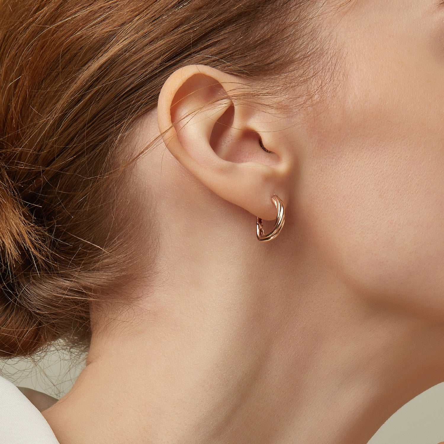 Sélection. D Gold Earring - DIDIER DUBOT