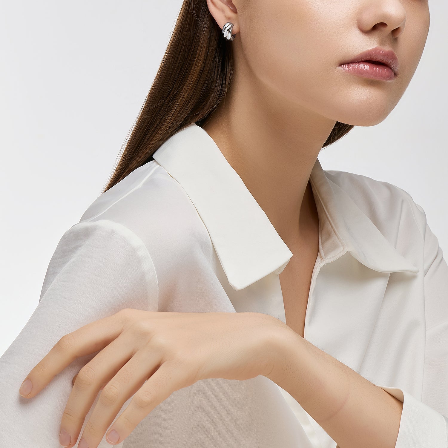 Sélection. D Silver Earring - DIDIER DUBOT