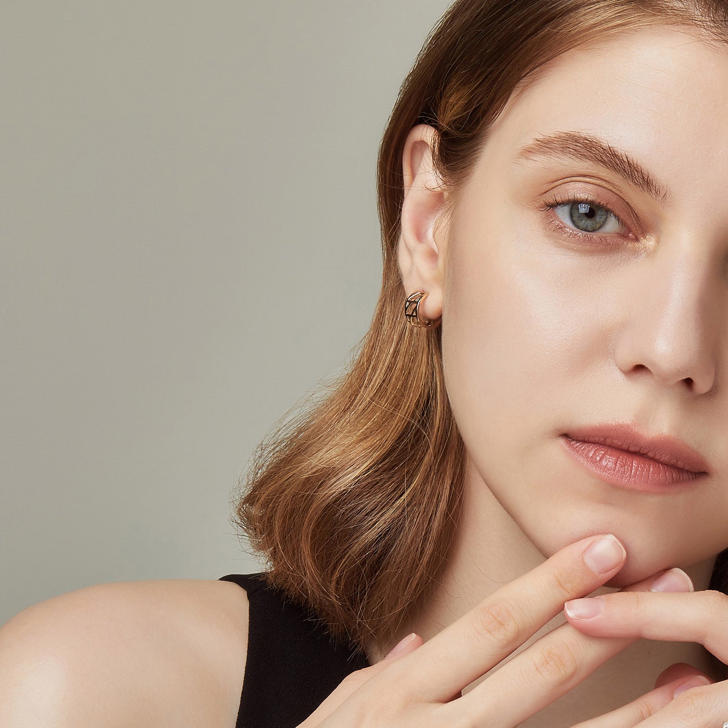 Sensuelle Gold Earring - DIDIER DUBOT