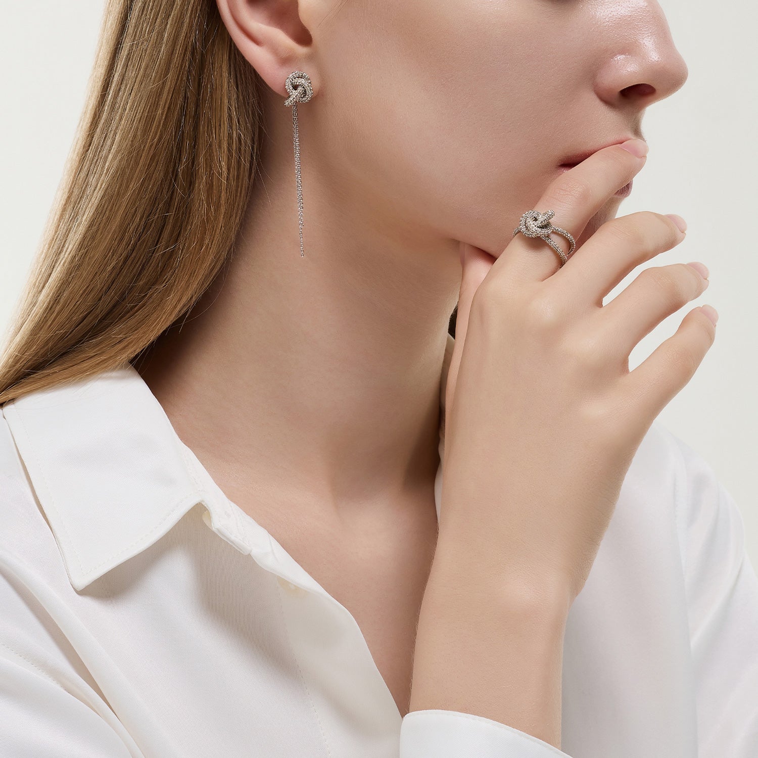 Sensuelle Gold Earring - DIDIER DUBOT