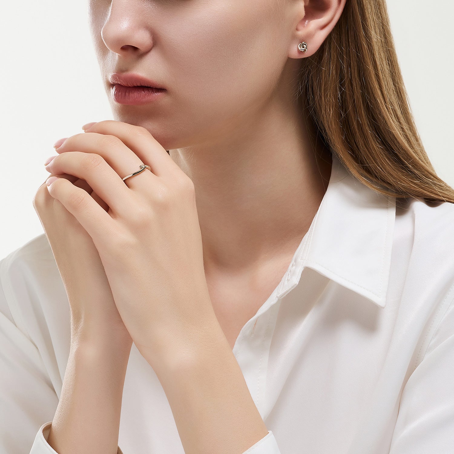 Sensuelle Gold Earring - DIDIER DUBOT