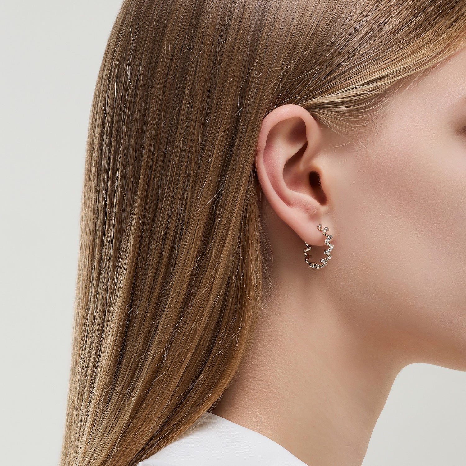 Sensuelle Gold Earring - DIDIER DUBOT