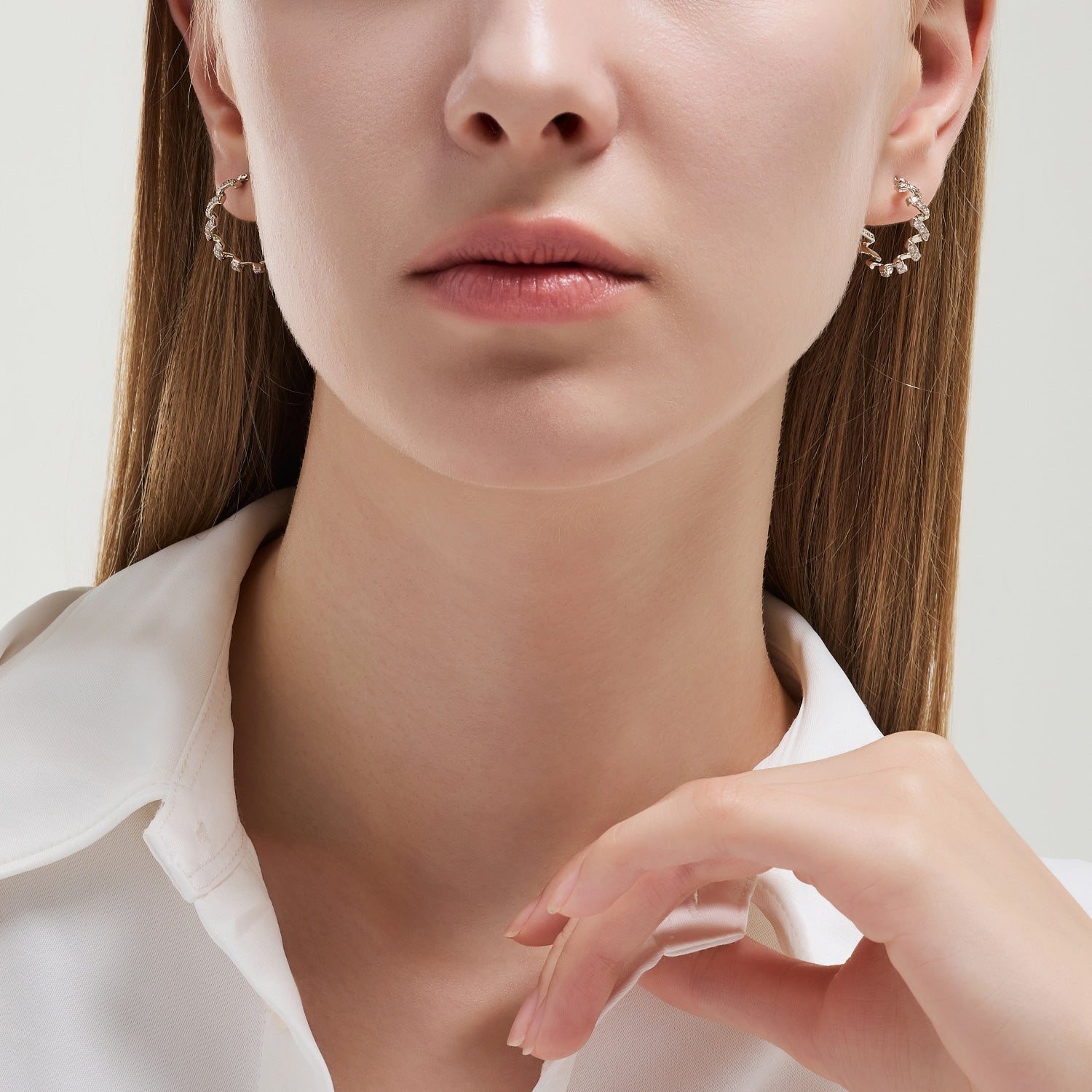 Sensuelle Gold Earring - DIDIER DUBOT