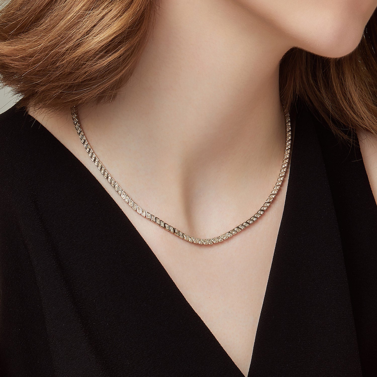 Sensuelle Gold Necklace - DIDIER DUBOT