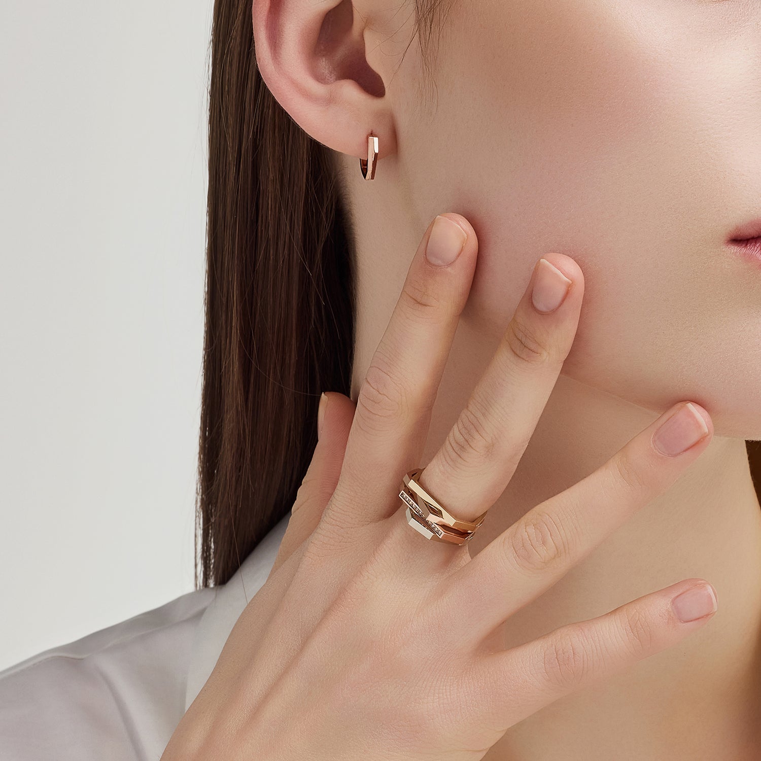 Sensuelle Mariage Gold Earring - DIDIER DUBOT