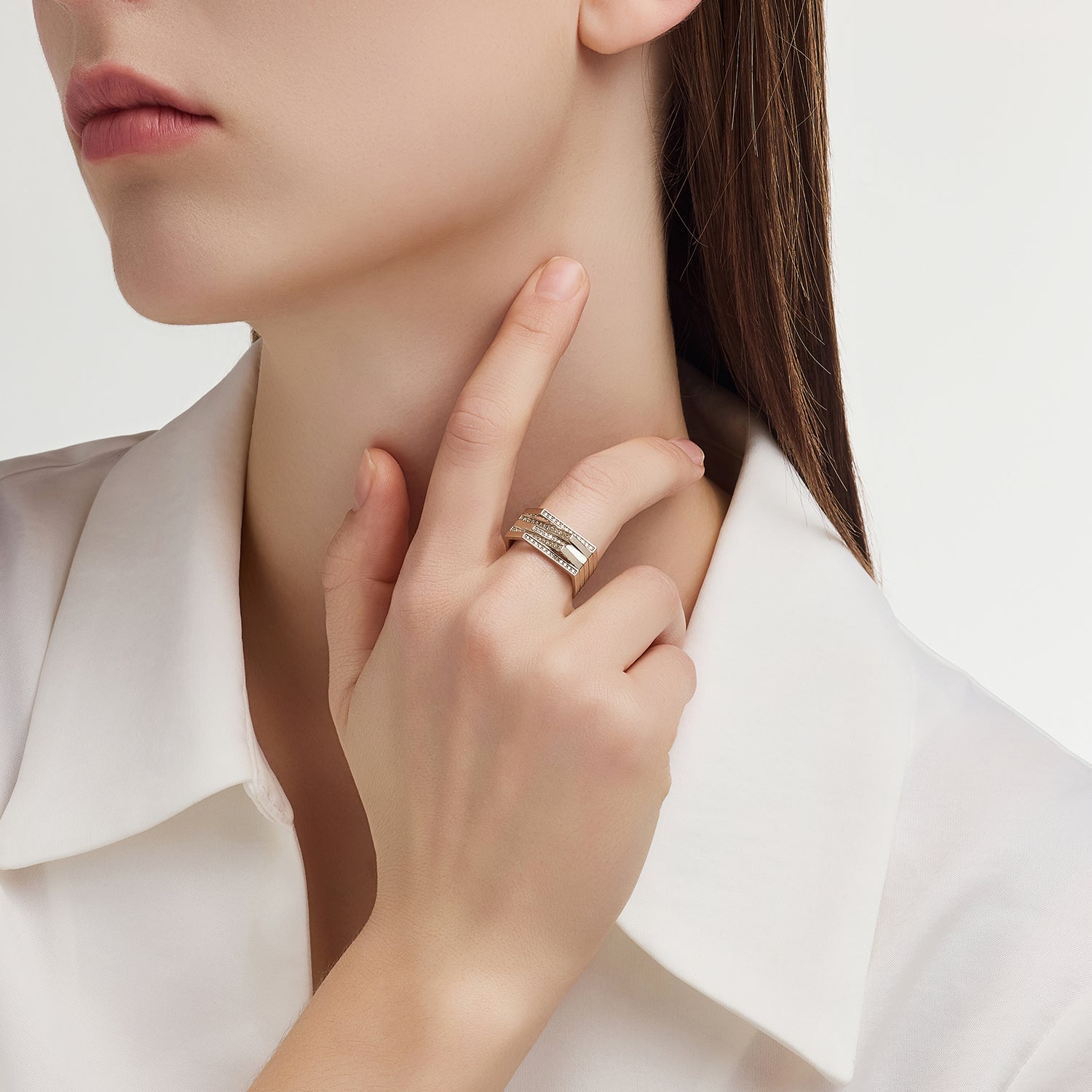 Sensuelle Mariage Gold Ring - DIDIER DUBOT