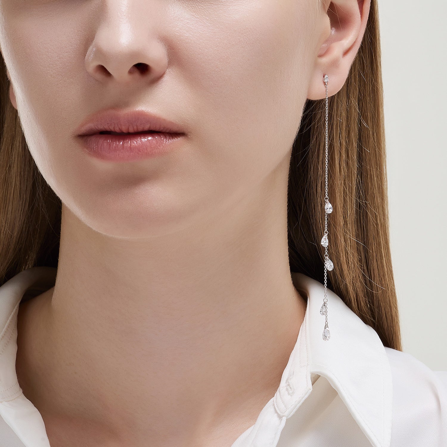 Sensuelle One-sided Gold Earring - DIDIER DUBOT