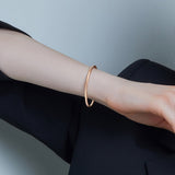Signature. D Gold Bracelet - DIDIER DUBOT