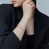 Signature. D Gold Bracelet - DIDIER DUBOT