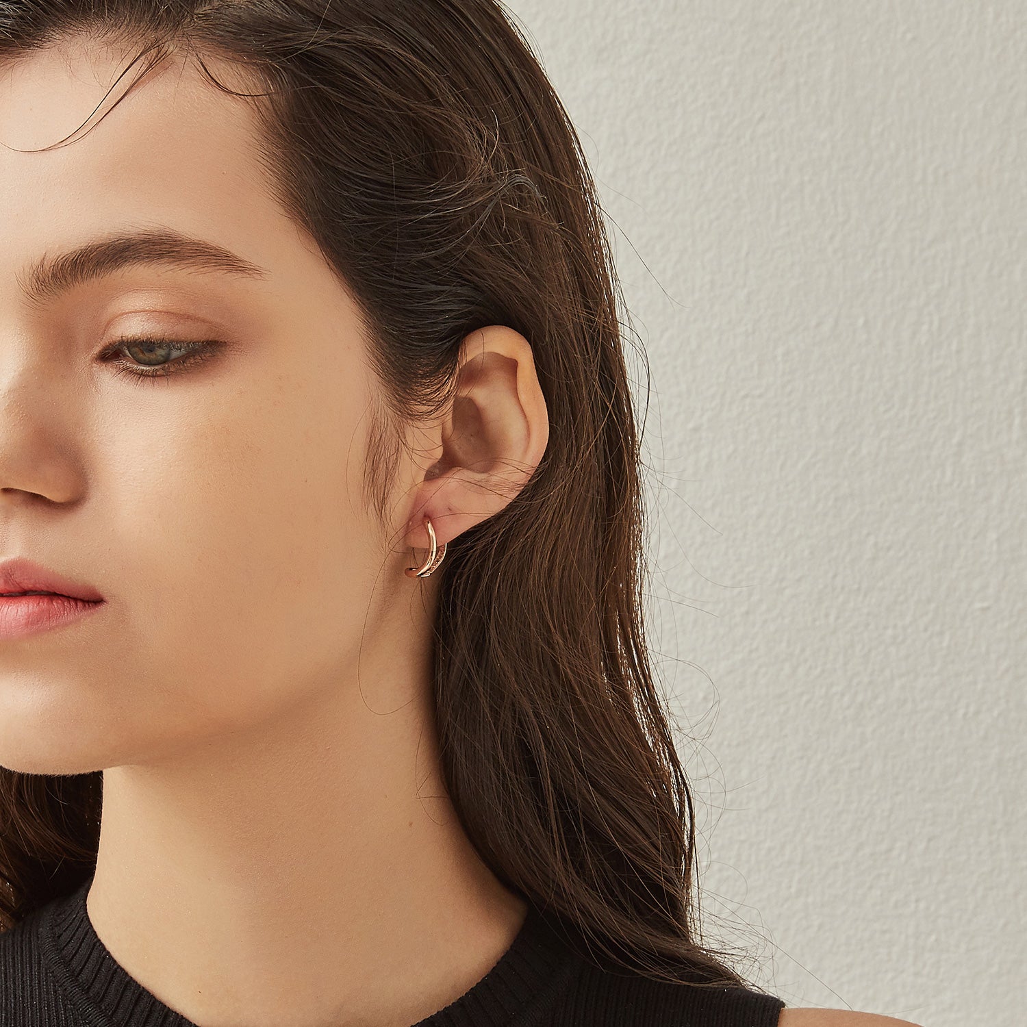 Signature. D Gold Earring - DIDIER DUBOT