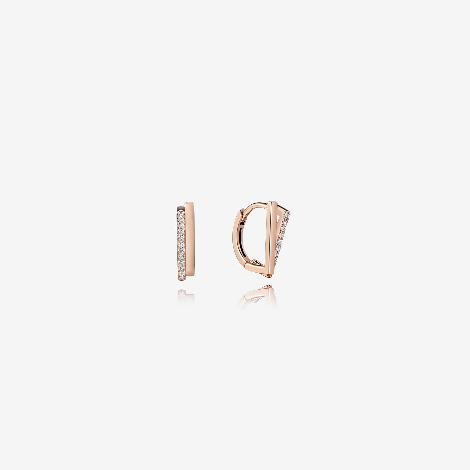 Signature. D Gold Earring - DIDIER DUBOT