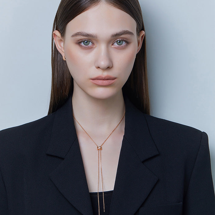 Signature. D Gold Necklace - DIDIER DUBOT