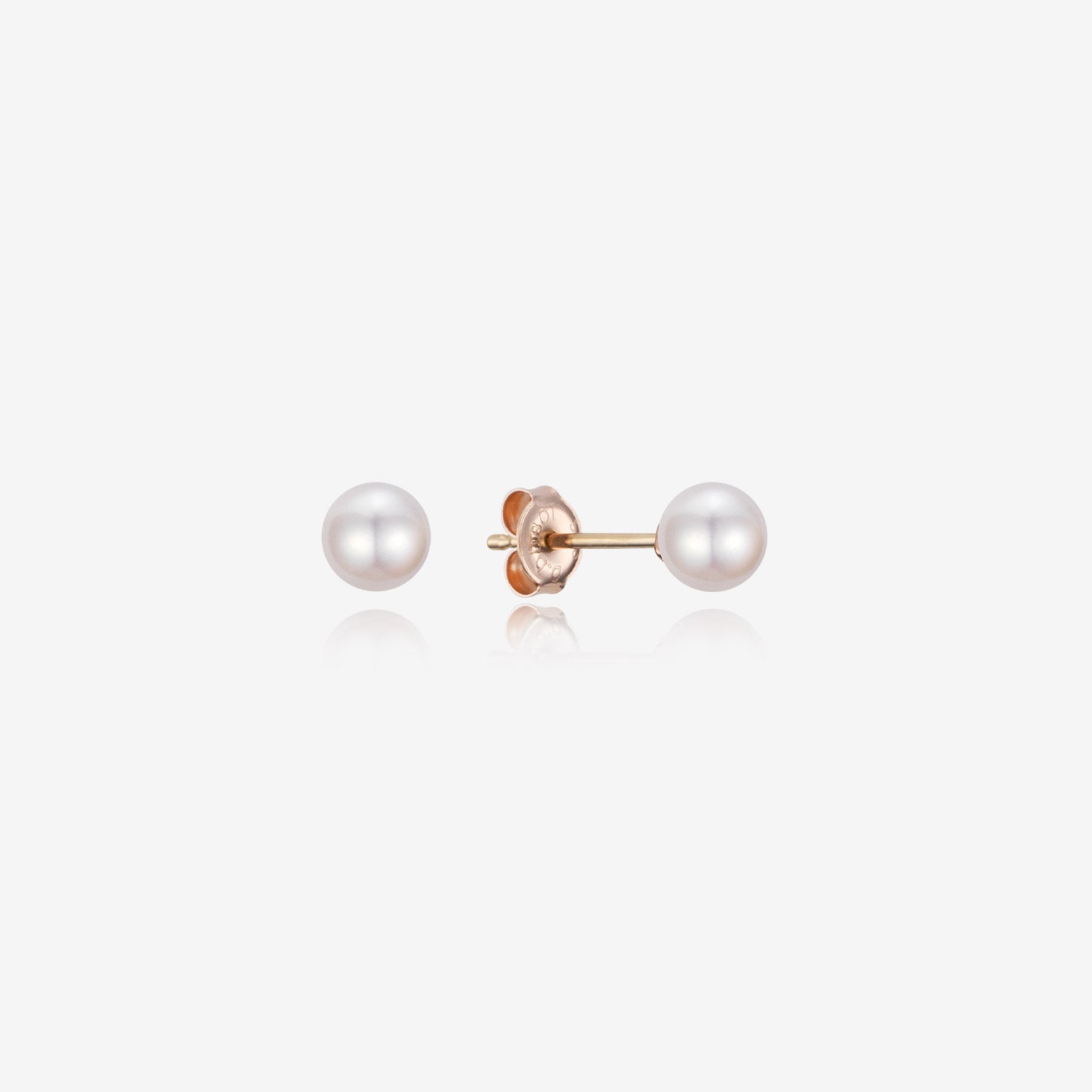 Signature. D Gold Pearl Earring - DIDIER DUBOT