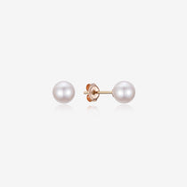 Signature. D Gold Pearl Earring - DIDIER DUBOT