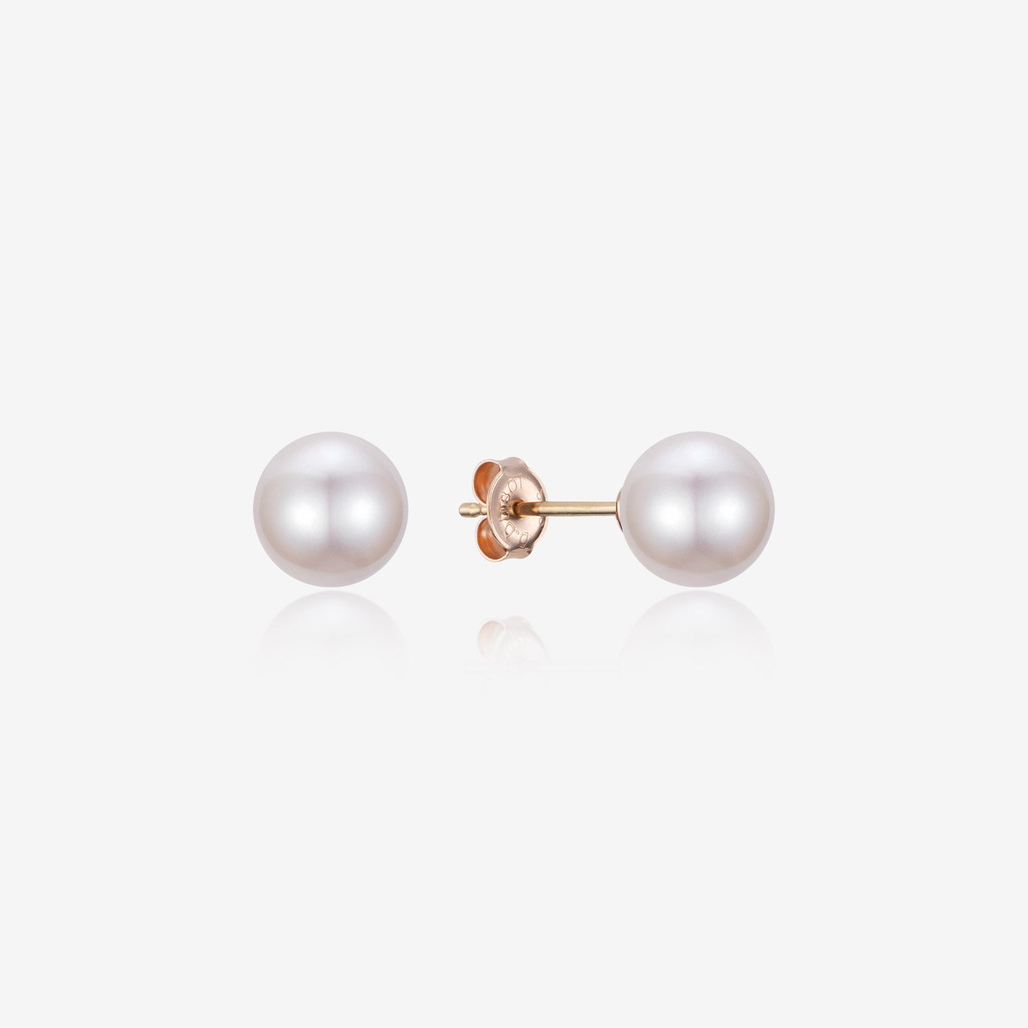 Signature. D Gold Pearl Earring - DIDIER DUBOT