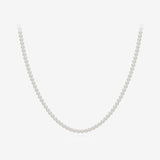 Signature. D Gold Pearl Necklace (3mm) - DIDIER DUBOT