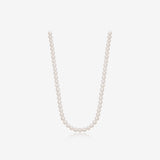 Signature. D Gold Pearl Necklace (5mm) - DIDIER DUBOT