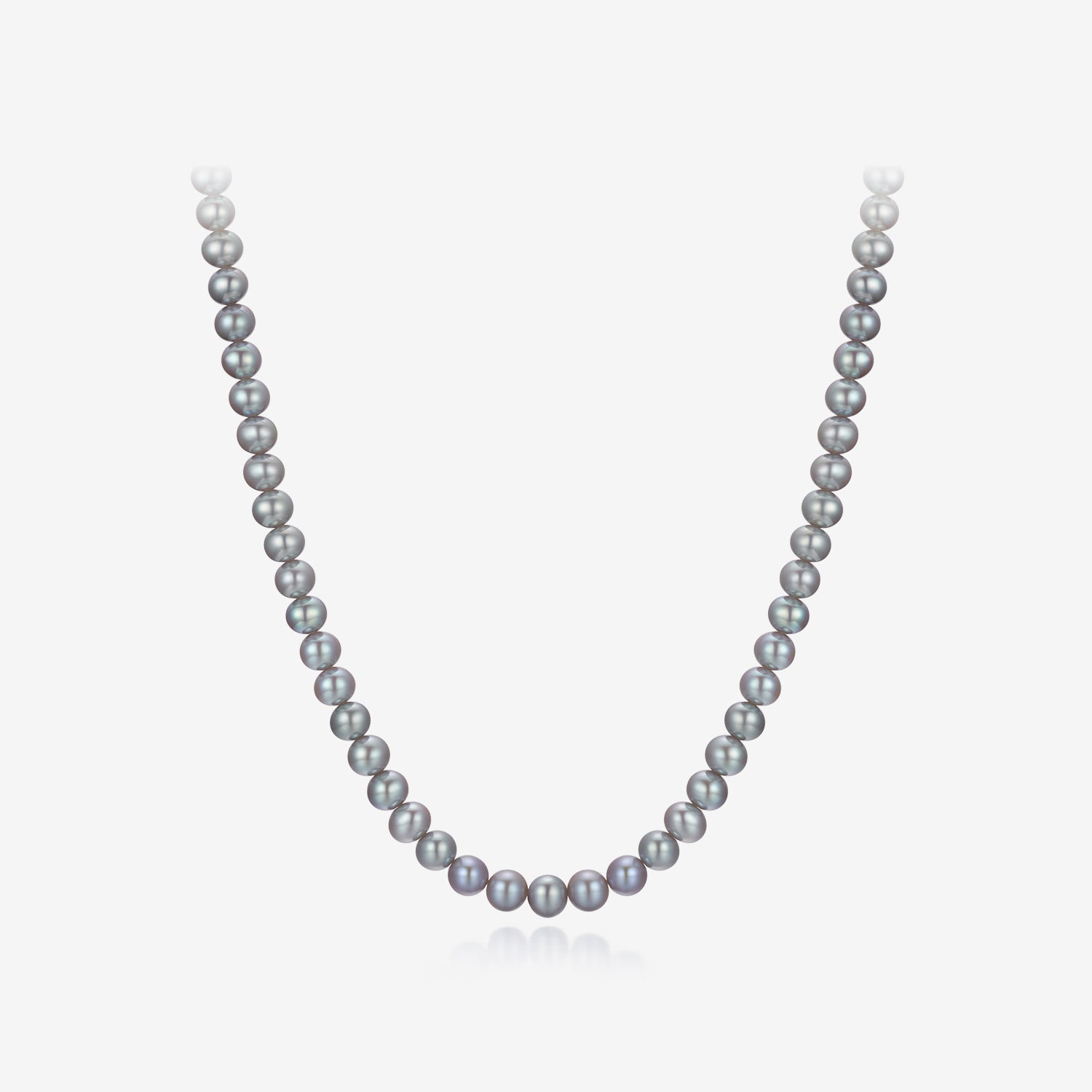 Signature. D Gold Pearl Necklace (5mm) - DIDIER DUBOT