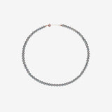 Signature. D Gold Pearl Necklace (5mm) - DIDIER DUBOT