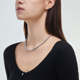 Signature. D Gold Pearl Necklace (5mm) - DIDIER DUBOT