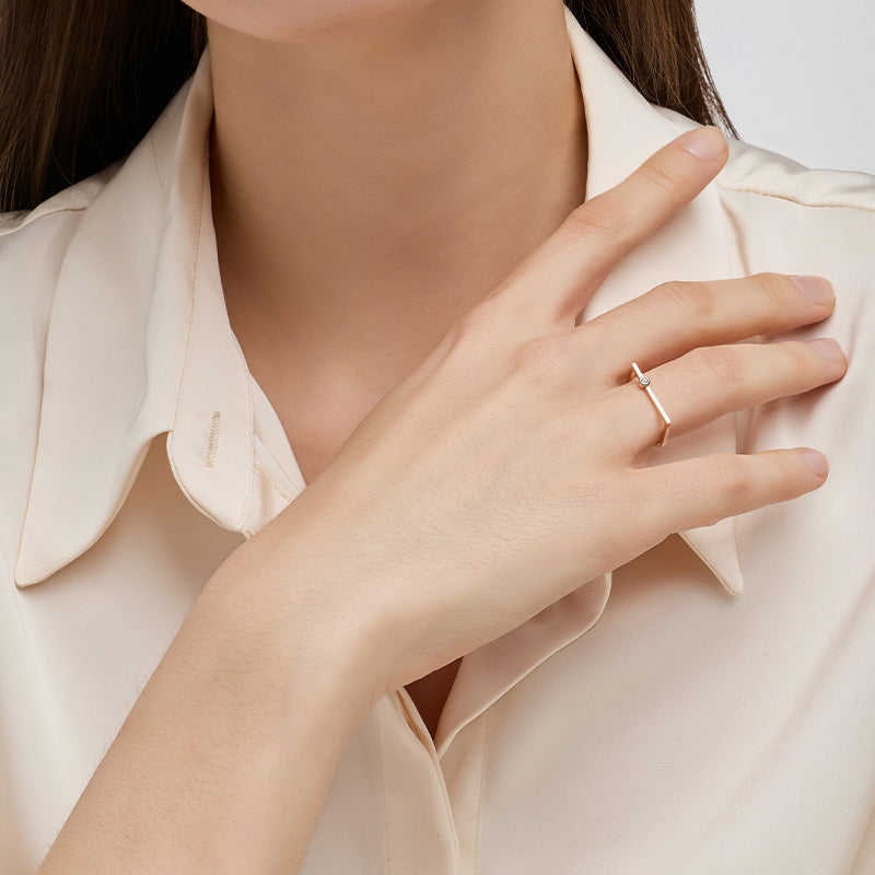 Signature. D Gold Ring - DIDIER DUBOT