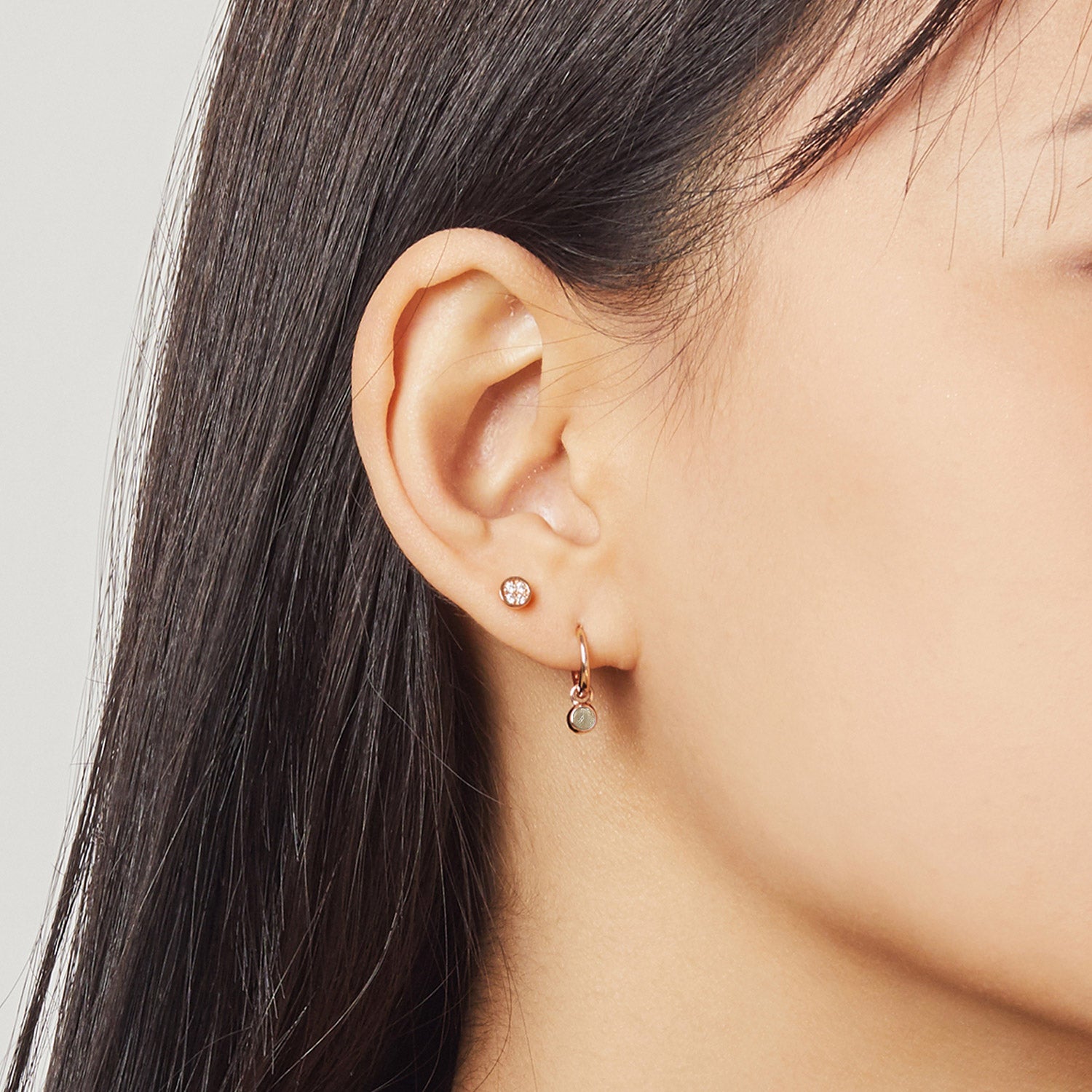 [April Birthstone] Debon D.D Gold Earring - DIDIER DUBOT