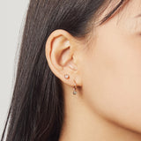 [April Birthstone] Debon D.D Gold Earring - DIDIER DUBOT