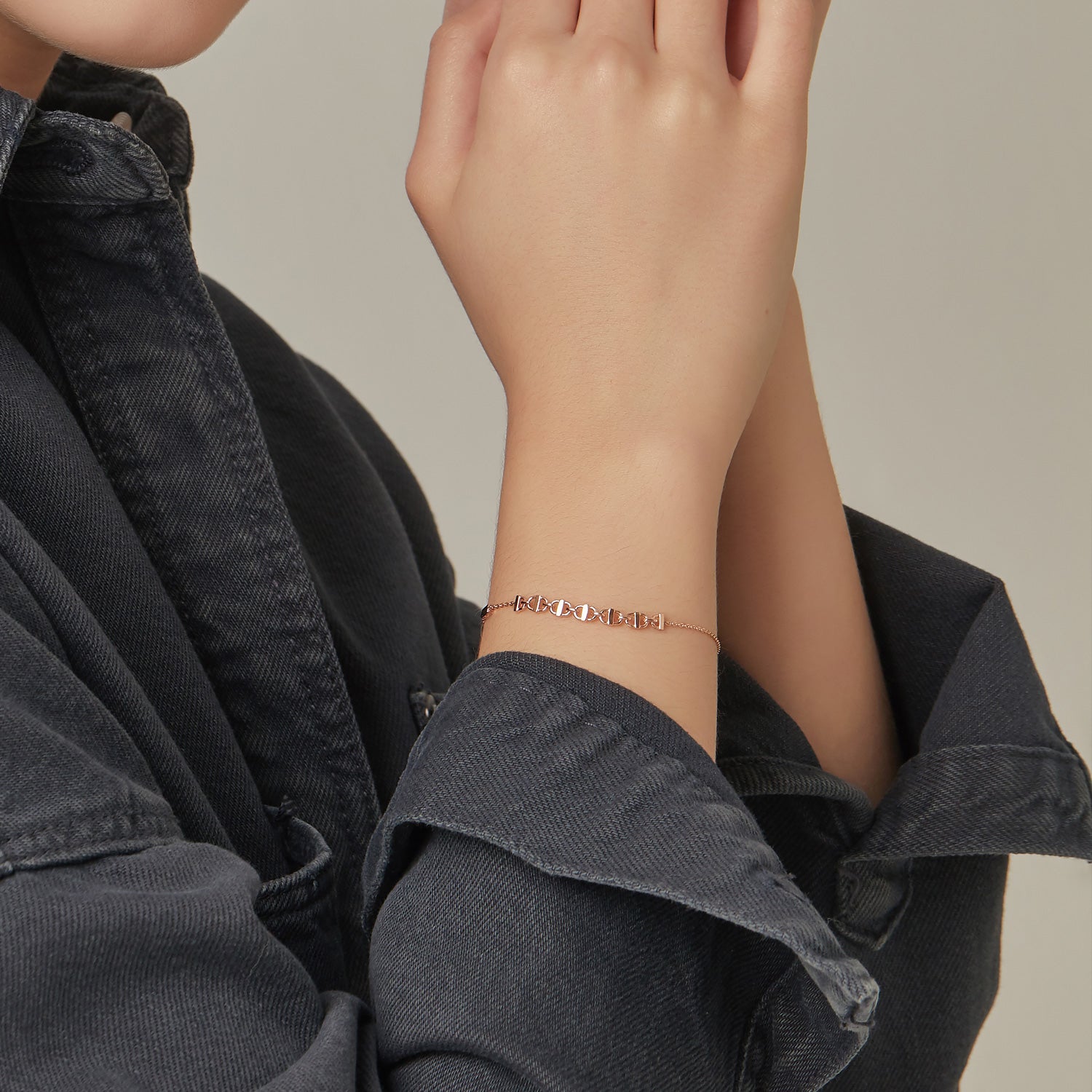 Dual D.D Gold Bracelet - DIDIER DUBOT