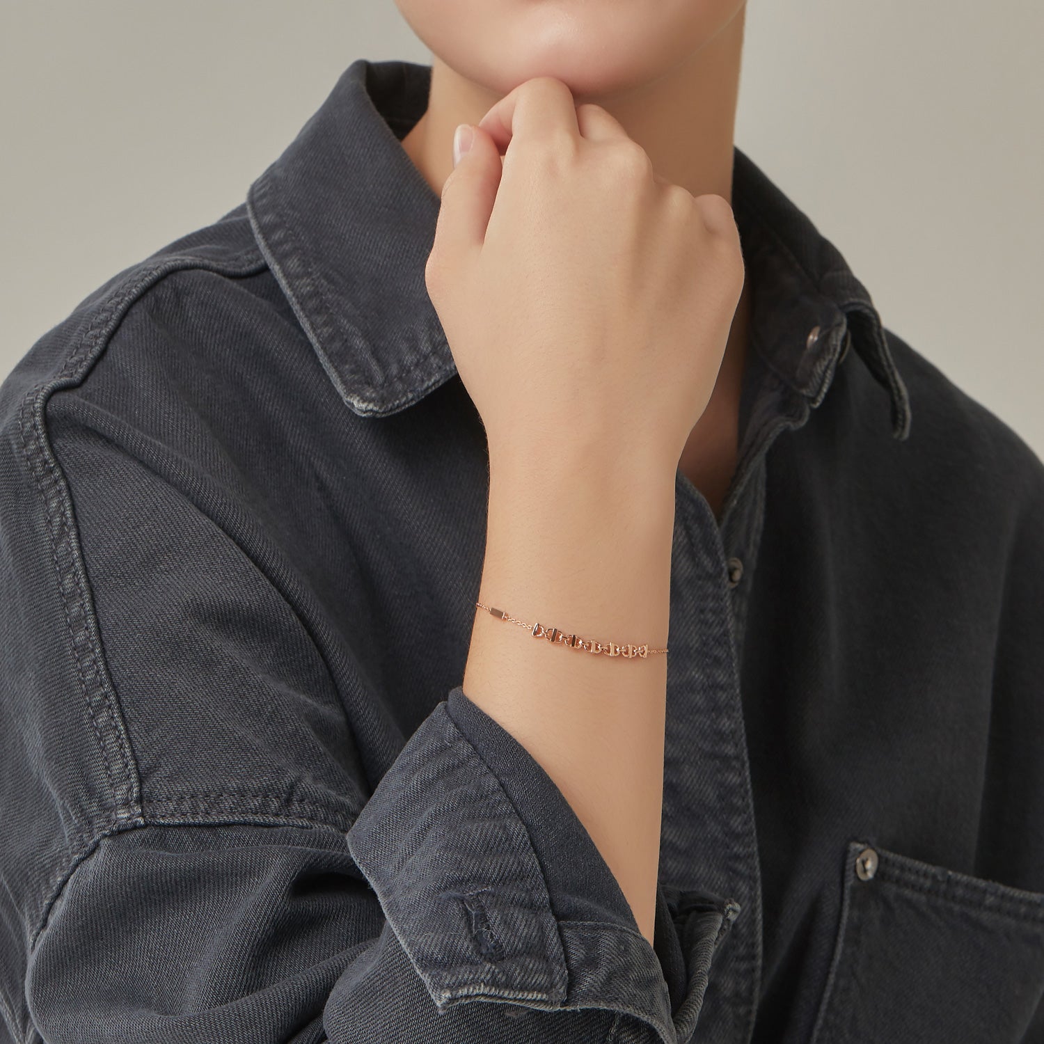 Dual D.D Gold Bracelet - DIDIER DUBOT