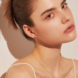 Dual D.D Gold Earring - DIDIER DUBOT