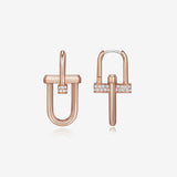 Dual D.D Silver Earring - DIDIER DUBOT