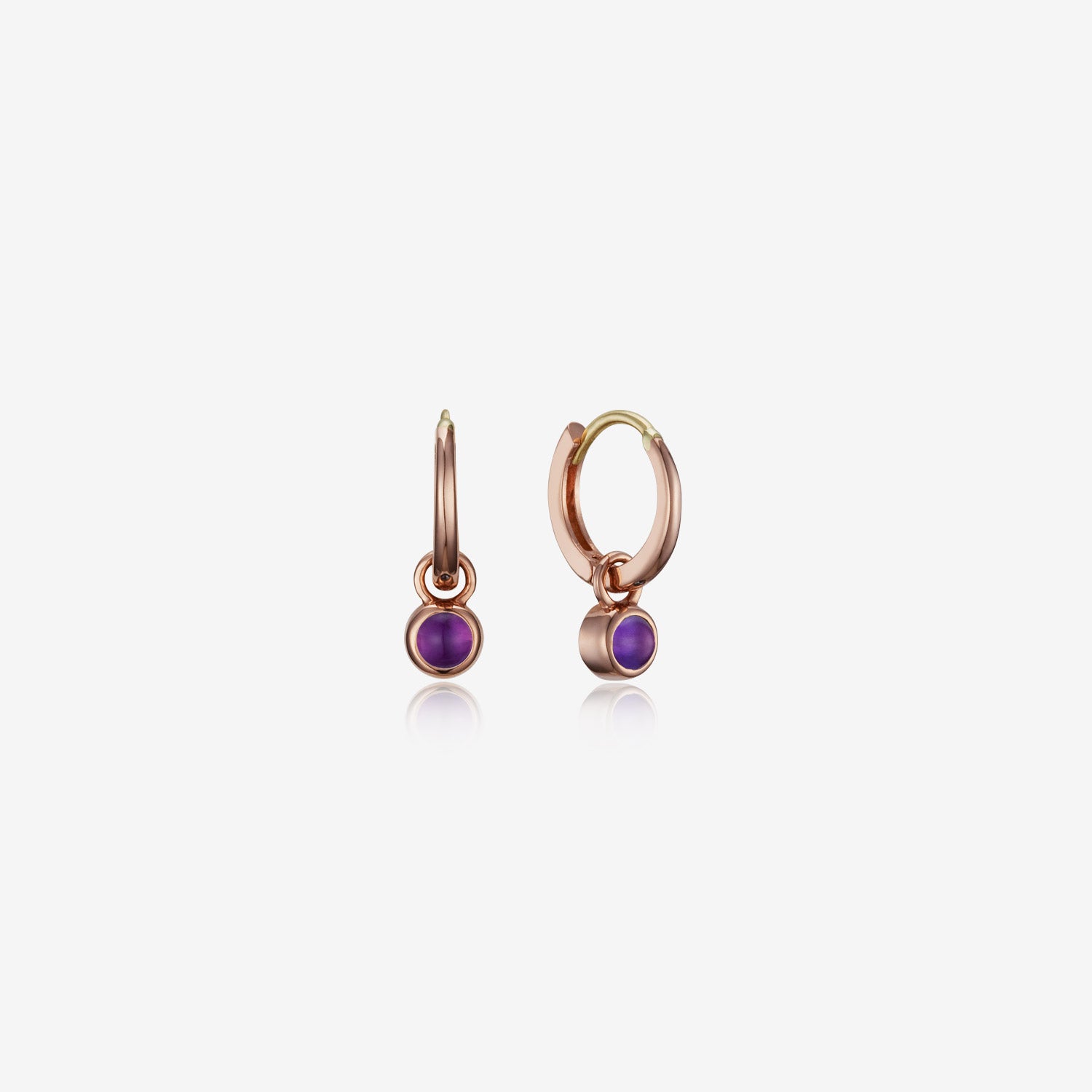 [Febuary Birthstone] Debon D.D Gold Earring - DIDIER DUBOT