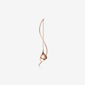 La D.D One-sided Gold Earring JDDERVS08XX