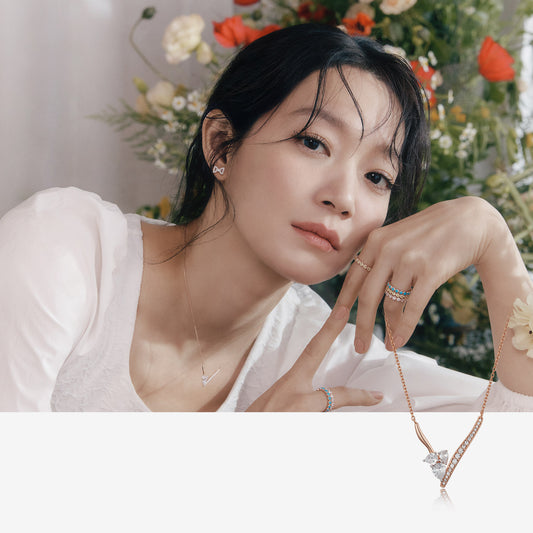 [Worn by Shin Min-ah] Mon Paris Silver Necklace JDPNPWS64ZC