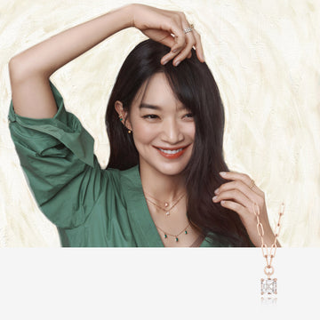 [Worn by Shin Min-ah] Miss. Doux Gold Necklace JDRNRYS21AC